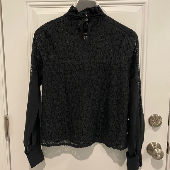 Tuckernuck Rosalee Black Lace Top Women’s Size Small NWT - Picture 4 of 12